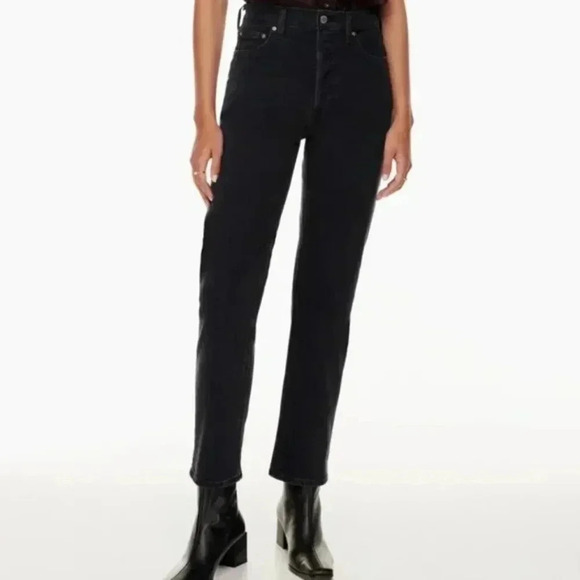 Aritzia Denim Forum Arlo High Rise Straight 30L Jeans - Picture 1 of 15